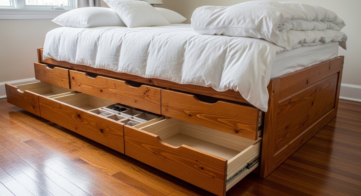 25 Quick Diy Storage Bed On A Budget to Try