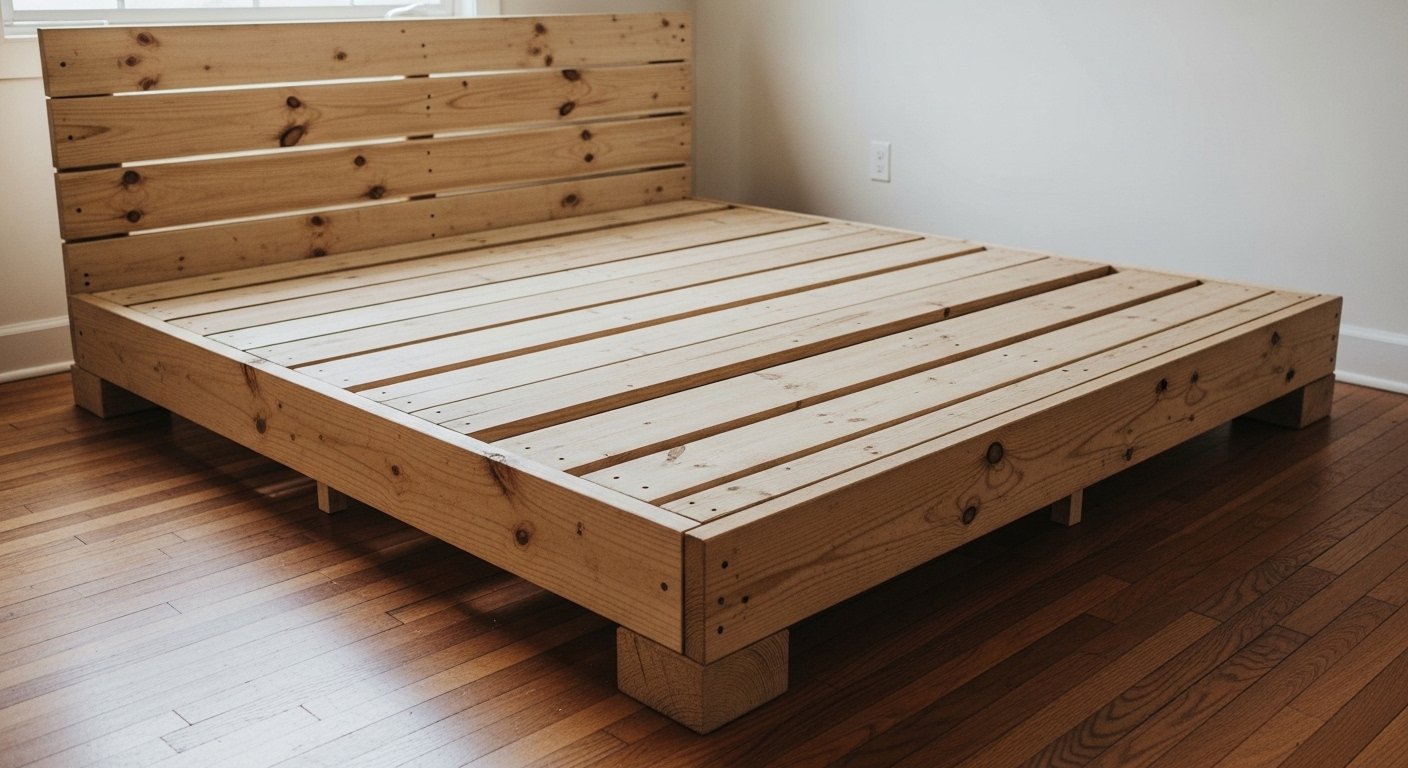 15 Fun Wood Bed Frame Diy Ideas for Beginners