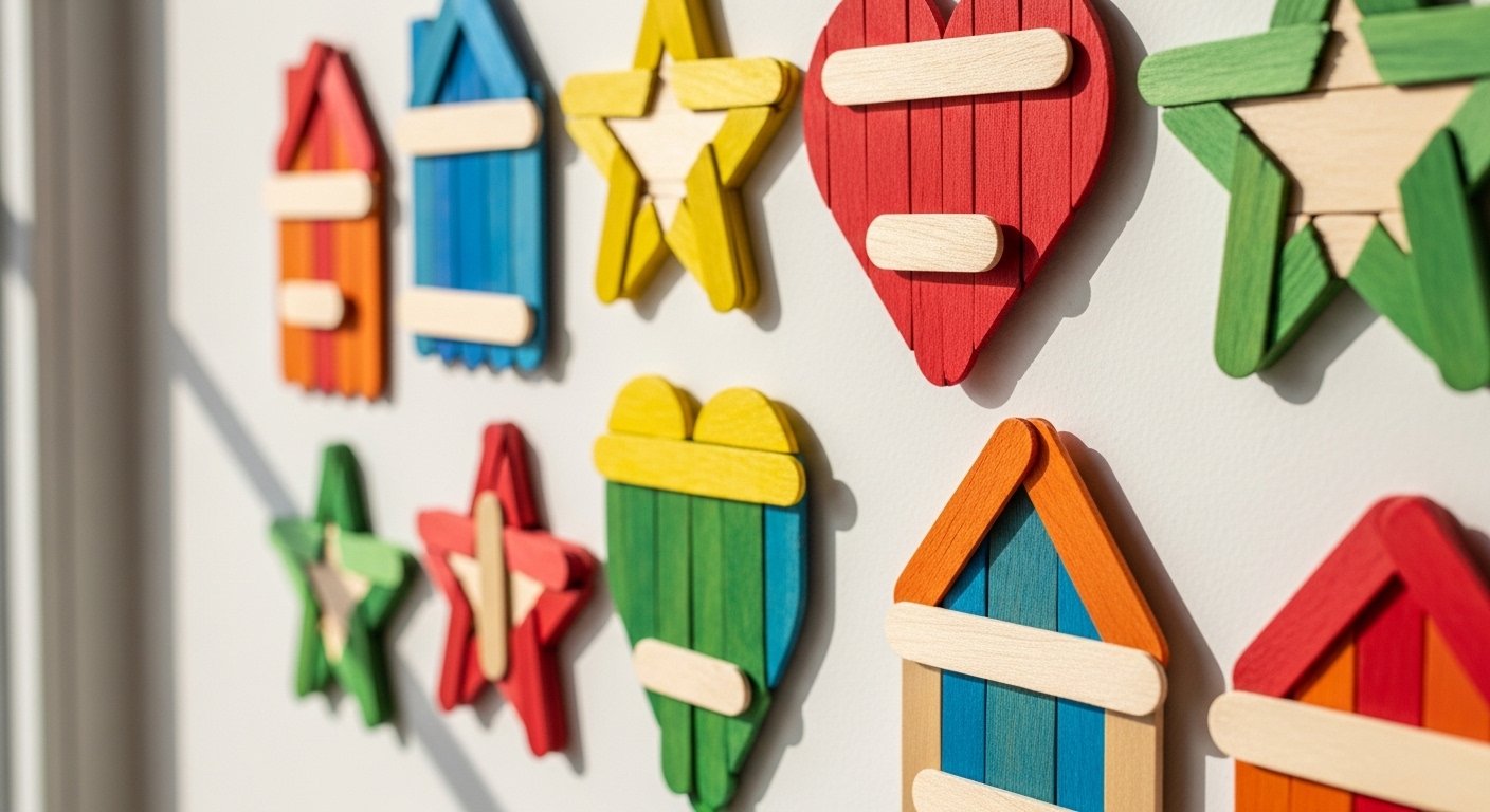 20 Top Ice Cream Stick Craft Wall Hangings For Beginners